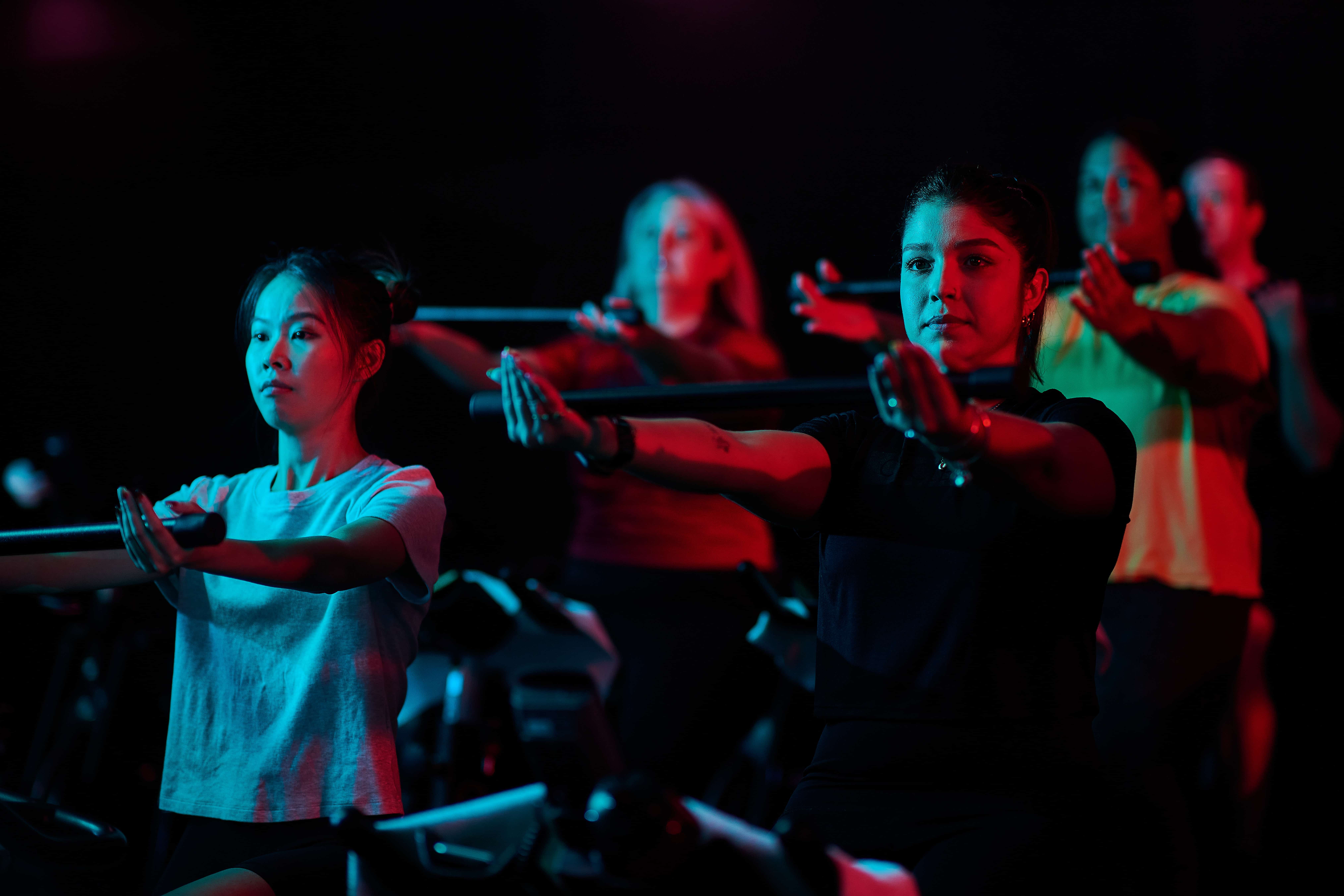 close up of a cycle class in Melbourne Fitzroy